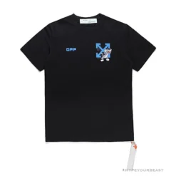 Hypeyourbeast OFF-WHITE Tom And Jerry Loose Tee Shirt 'BLACK' T-Shirts