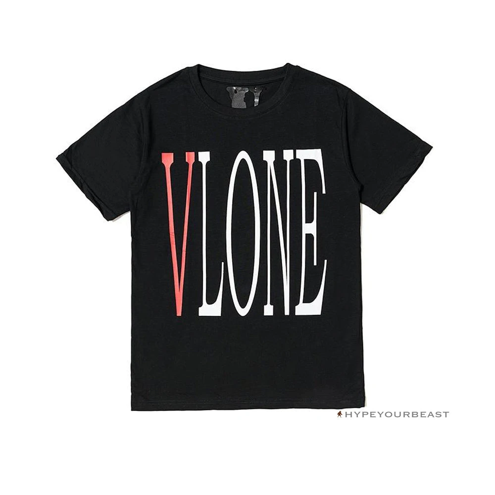 HypeYourBeast Vlone Black And Red Tee Shirt T-Shirts 1 HypeYourBeast Vlone Black And Red Tee Shirt T-Shirts