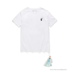 Hypeyourbeast OFF-WHITE Hand Shake Tee Shirt 'WHITE' T-Shirts