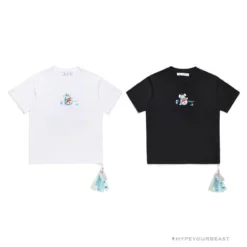 Hypeyourbeast OFF-WHITE Spoof Doraemon Arrow Tee Shirt White T-Shirts 5 Hypeyourbeast OFF-WHITE Spoof Doraemon Arrow Tee Shirt White T-Shirts