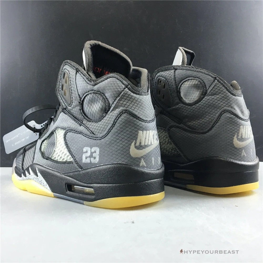 Hypeyourbeast Jordan 5 Retro Off-White Black 3 Hypeyourbeast Jordan 5 Retro Off-White Black