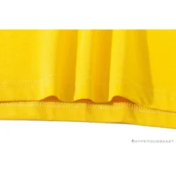 Hypeyourbeast BAPE KIDS Small Net Pocket Ape Man Head Tee Shirt 'YELLOW' Clothes 28 Hypeyourbeast BAPE KIDS Small Net Pocket Ape Man Head Tee Shirt 'YELLOW' Clothes