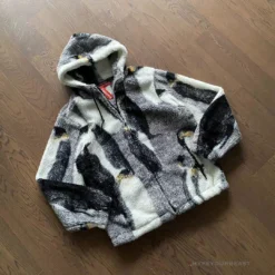 HypeYourBeast Supreme Penguins Hooded Fleece Jacket Black Hoodies & Jackets 15 HypeYourBeast Supreme Penguins Hooded Fleece Jacket Black Hoodies & Jackets