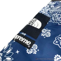 HypeYourBeast Supreme X TNF Bandana Jacket Blue Hoodies & Jackets