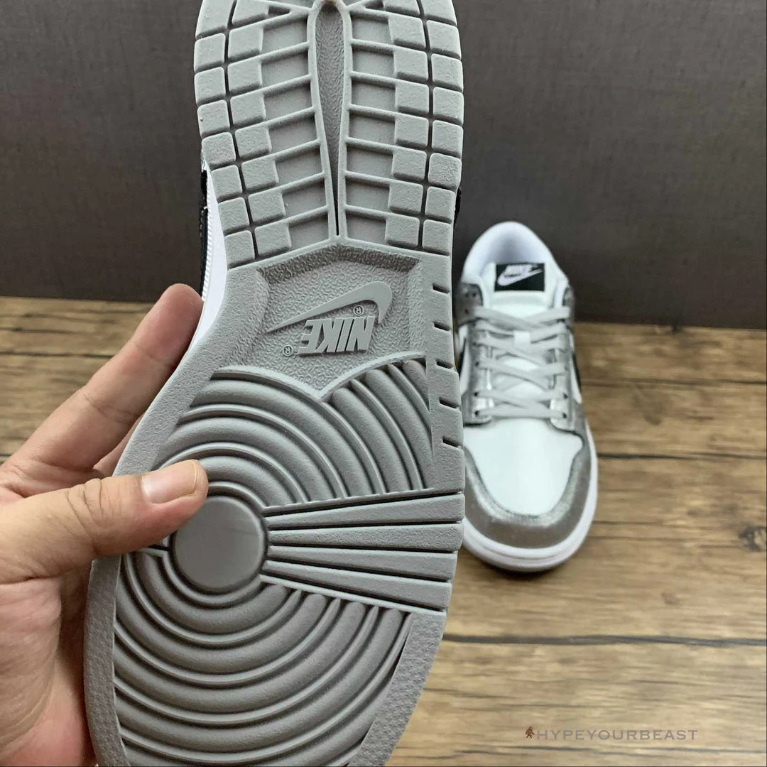HypeYourBeast Nike Dunk Low Cracked Leather Silver 8 HypeYourBeast Nike Dunk Low Cracked Leather Silver
