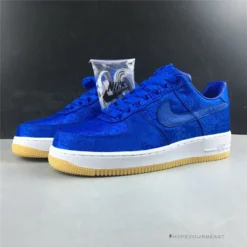 Hypeyourbeast Nike Air Force 1 X Clot "Blue Silk”