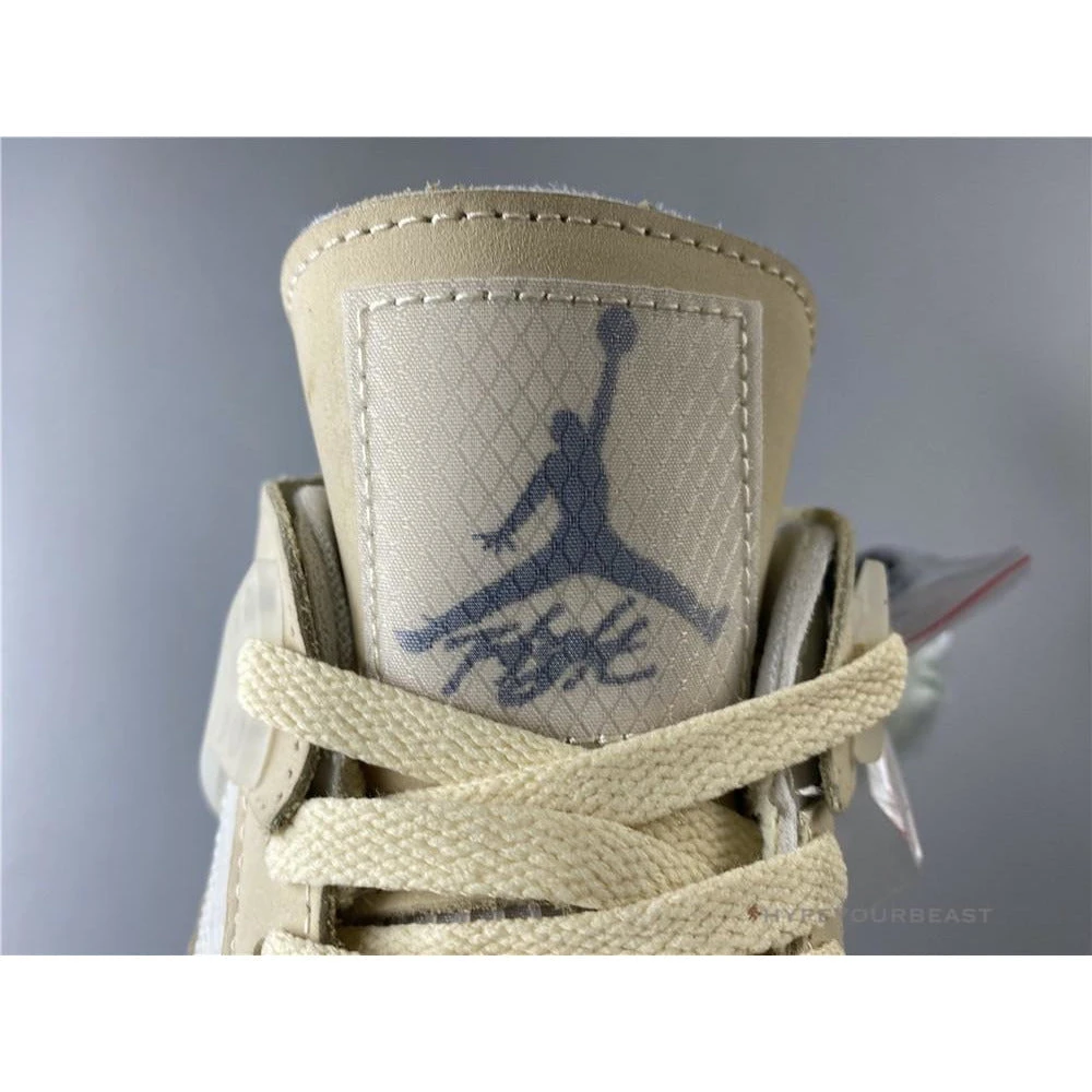Hypeyourbeast Off White X Air Jordan 4 Sail 8 Hypeyourbeast Off White X Air Jordan 4 Sail