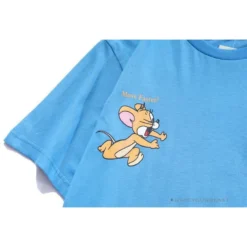 Hypeyourbeast OFF-WHITE Jerry Move Faster Tee Shirt 'BLUE'