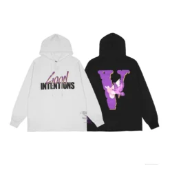 HypeYourBeast Vlone Hoodie White Good Intention Hoodies & Jackets
