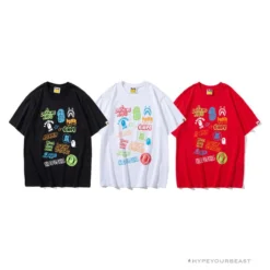 Hypeyourbeast Clothes BAPE Street Graffiti Tee Shirt 'RED' 11 Hypeyourbeast Clothes BAPE Street Graffiti Tee Shirt 'RED'