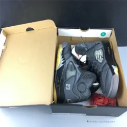 Hypeyourbeast Jordan 5 Retro Off-White Black 37 Hypeyourbeast Jordan 5 Retro Off-White Black