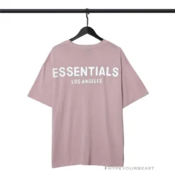 HypeYourBeast FOG Essentials Tee Shirt ‘Los Angeles’ PINK T-Shirts