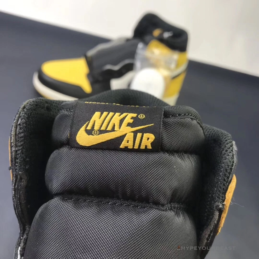 HypeYourBeast Air Jordan 1 High Yellow Toe Black White 8 HypeYourBeast Air Jordan 1 High Yellow Toe Black White