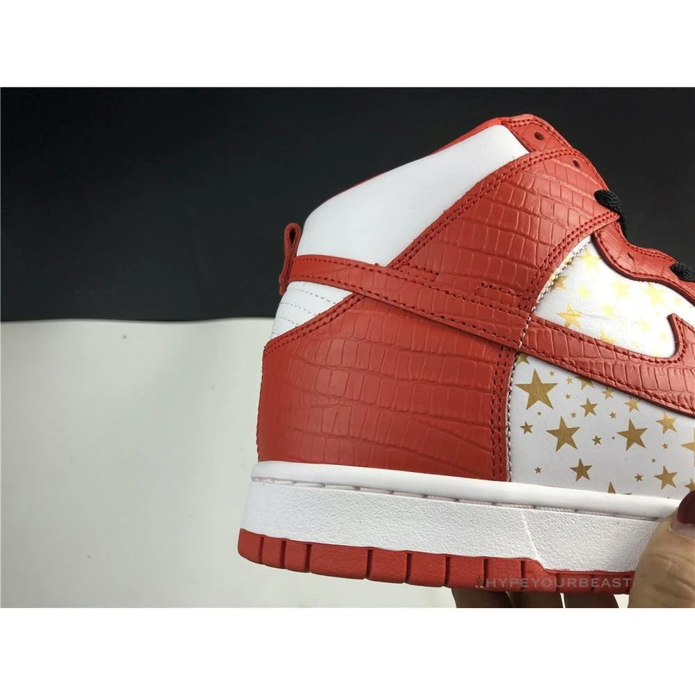 Hypeyourbeast Nike Dunk High X Supreme Red 5 Hypeyourbeast Nike Dunk High X Supreme Red