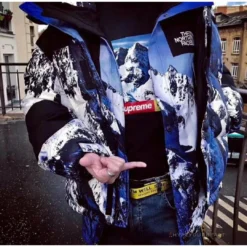 HypeYourBeast TNF X Supreme Jacket Blue