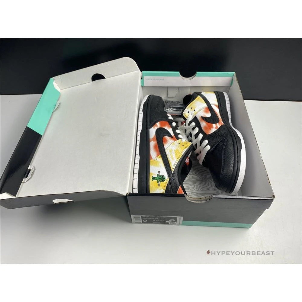 Hypeyourbeast Nike SB Dunk Low Raygun 'Tie Dye Black' 7 Hypeyourbeast Nike SB Dunk Low Raygun 'Tie Dye Black'