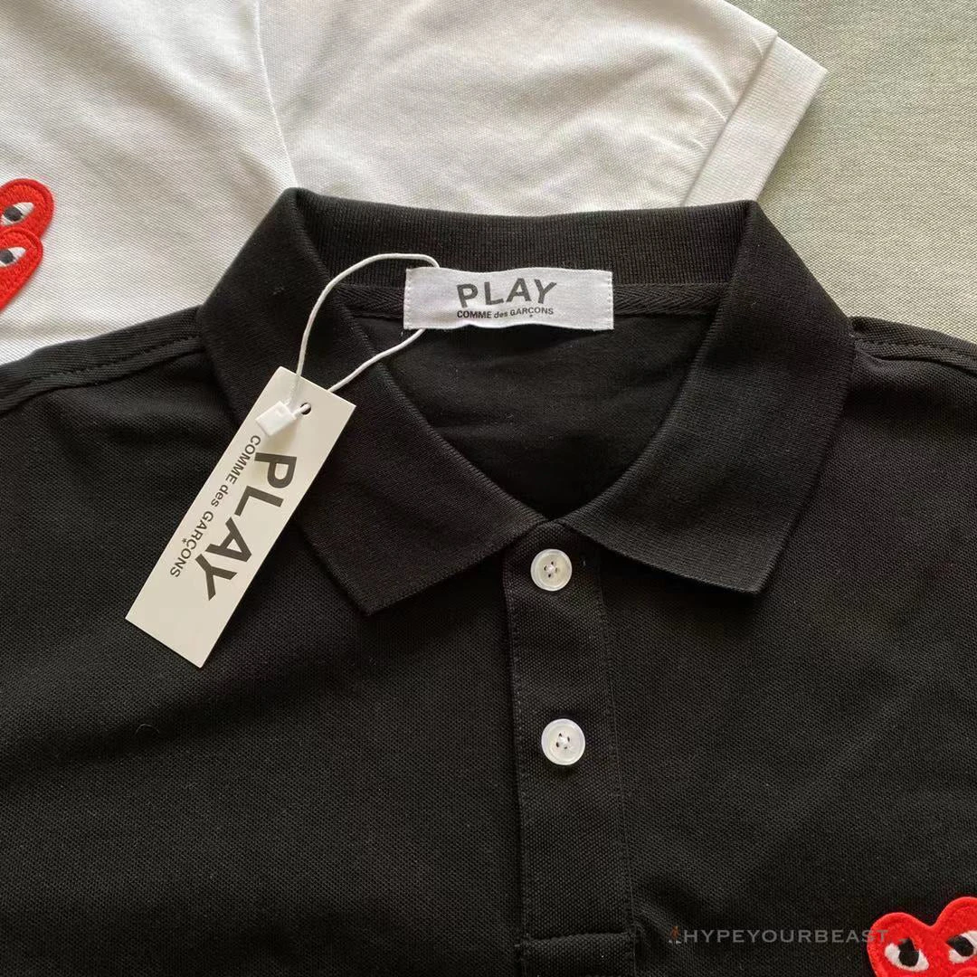 Hypeyourbeast CDG Polo Shirt Black Shirts 5 Hypeyourbeast CDG Polo Shirt Black Shirts
