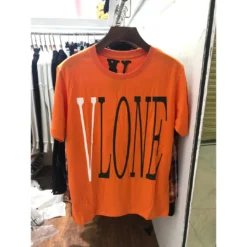 HypeYourBeast Vlone Orange Staple Tee Shirt T-Shirts