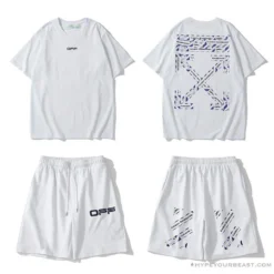 Hypeyourbeast Pants OFF-WHITE Cabin Cabbage Shorts 'WHITE'