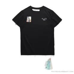 Hypeyourbeast T-Shirts OFF-WHITE The Kiss Tee Shirt 'BLACK'