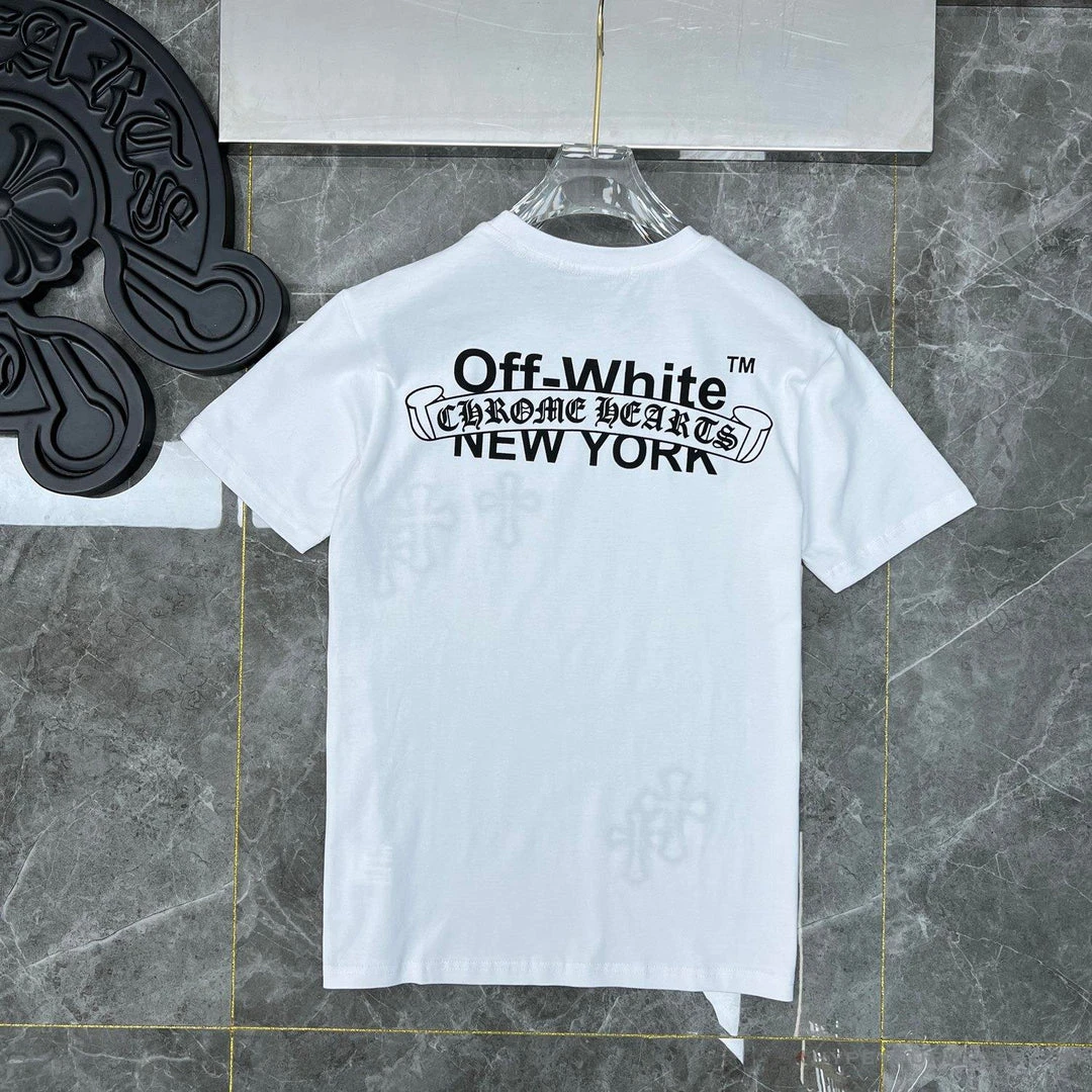 Hypeyourbeast T-Shirts OFF-WHITE Chrome Hearts Tee Shirt 'WHITE' 2 Hypeyourbeast T-Shirts OFF-WHITE Chrome Hearts Tee Shirt 'WHITE'