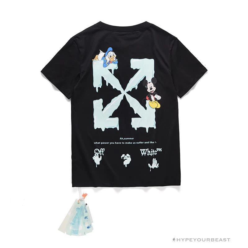 Hypeyourbeast OFF-WHITE Mickey Limited Arrow Tee Shirt 'BLACK' T-Shirts 2 Hypeyourbeast OFF-WHITE Mickey Limited Arrow Tee Shirt 'BLACK' T-Shirts