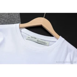 Hypeyourbeast T-Shirts OFF-WHITE Classic Cross Yellow Arrow Tape Tee Shirt 'WHITE' 11 Hypeyourbeast T-Shirts OFF-WHITE Classic Cross Yellow Arrow Tape Tee Shirt 'WHITE'