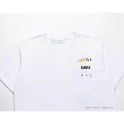 Hypeyourbeast OFF-WHITE X LOEW X SMILEY Tee Shirt 'WHITE' T-Shirts