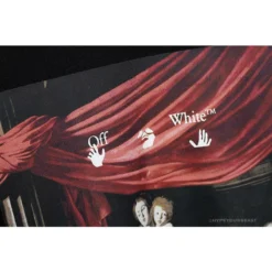 Hypeyourbeast OFF-WHITE New Madonna Painting Cotton Terry Long Sleeve Shirt 'BLACK' Shirts 18 Hypeyourbeast OFF-WHITE New Madonna Painting Cotton Terry Long Sleeve Shirt 'BLACK' Shirts