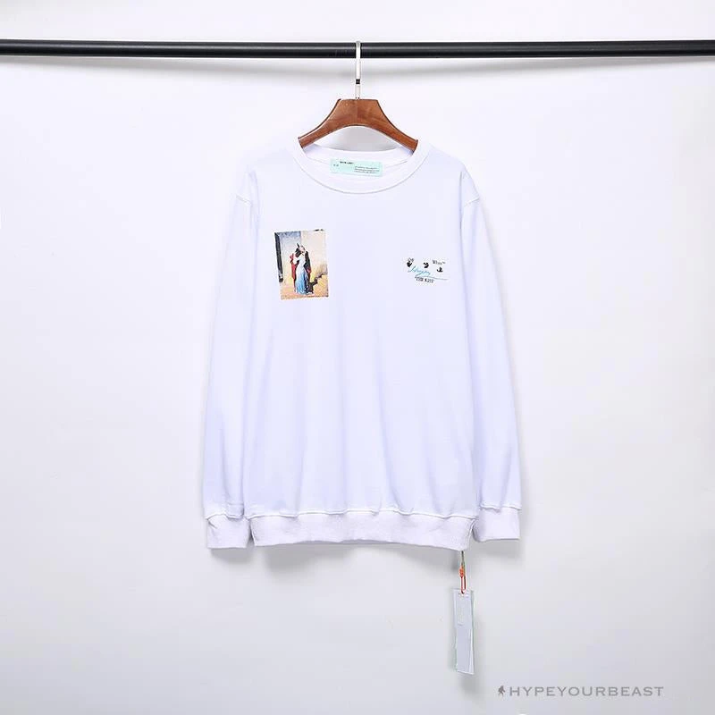 Hypeyourbeast OFF-WHITE The Kiss Long Sleeve Shirt 'WHITE' Shirts 1 Hypeyourbeast OFF-WHITE The Kiss Long Sleeve Shirt 'WHITE' Shirts