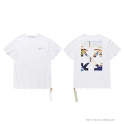 Hypeyourbeast OFF-WHITE Monet Tee Shirt 'WHITE' T-Shirts