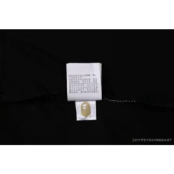 Hypeyourbeast BAPE Baby Milo Color Letter Monkey Tee Shirt 'BLACK' 32 Hypeyourbeast BAPE Baby Milo Color Letter Monkey Tee Shirt 'BLACK'