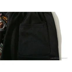 Hypeyourbeast BAPE Badge LOGO Sticker Style Stitching Pants