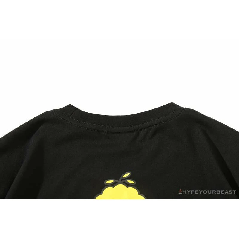 Hypeyourbeast BAPE Baby Milo Sesame Street Plain Tee Shirt 'BLACK' 7 Hypeyourbeast BAPE Baby Milo Sesame Street Plain Tee Shirt 'BLACK'