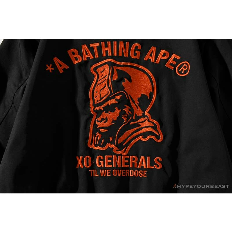 Hypeyourbeast BAPE X XO Red Jacket Baseball Uniform Clothes 10 Hypeyourbeast BAPE X XO Red Jacket Baseball Uniform Clothes