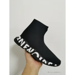 HypeYourBeast BCG Sock Sneakers Black Black White Balanciaga Sock Sneakers