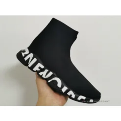 HypeYourBeast BCG Sock Sneakers Black Black White Balanciaga Sock Sneakers