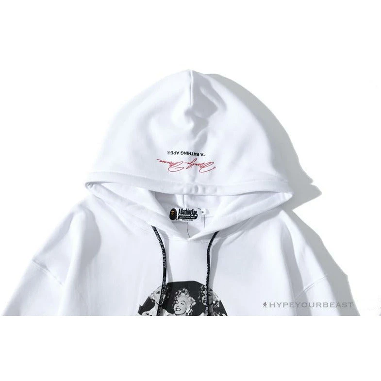 Hypeyourbeast Clothes BAPE Marilyn Monroe Hoodie 'WHITE' 14 Hypeyourbeast Clothes BAPE Marilyn Monroe Hoodie 'WHITE'