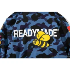 Hypeyourbeast BAPE X Readymade Tiger Head Foam Camouflage Hoodie 'BLUE' Clothes
