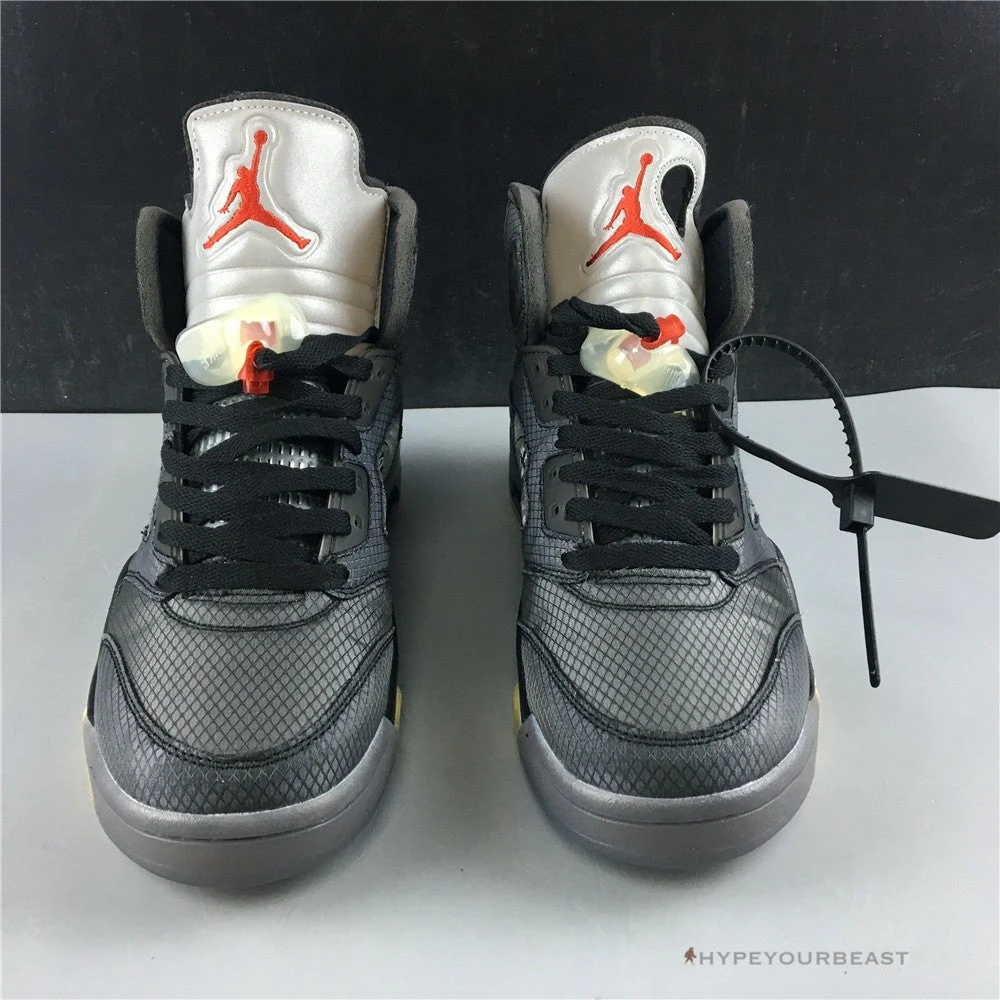 Hypeyourbeast Jordan 5 Retro Off-White Black 5 Hypeyourbeast Jordan 5 Retro Off-White Black