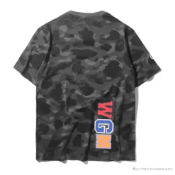Hypeyourbeast Clothes BAPE Camouflage Shark Head Classic Cotton Short Sleeve Tee Shirt 'BLACK'
