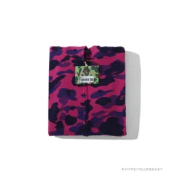 Hypeyourbeast BAPE Camo Hoodie Shark Head 'PURPLE'