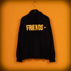HypeYourBeast Hoodies & Jackets Vlone Yellow And Black Friends Hoodie