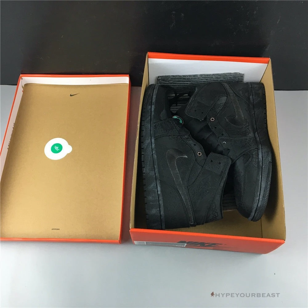 Hypeyourbeast Air Jordan 1 Mid X CLOT 'Black' 8 Hypeyourbeast Air Jordan 1 Mid X CLOT 'Black'