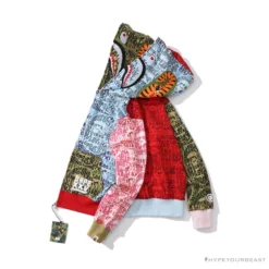 Hypeyourbeast BAPE 25th Anniversary Double-Cap Camouflage Hoodie