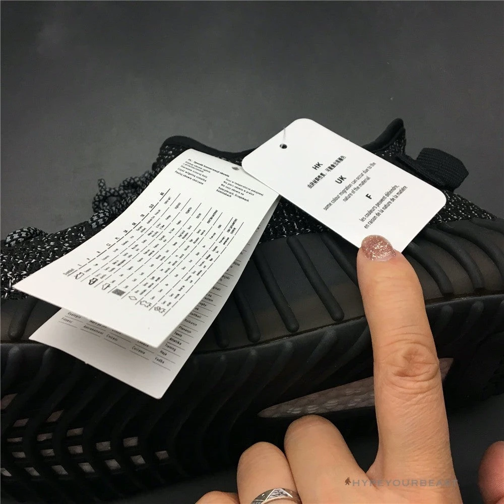 Hypeyourbeast Adidas Yeezy Boost 350 V2 Black / Black / Static 11 Hypeyourbeast Adidas Yeezy Boost 350 V2 Black / Black / Static