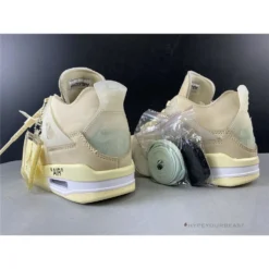 Hypeyourbeast Off White X Air Jordan 4 Sail 20 Hypeyourbeast Off White X Air Jordan 4 Sail