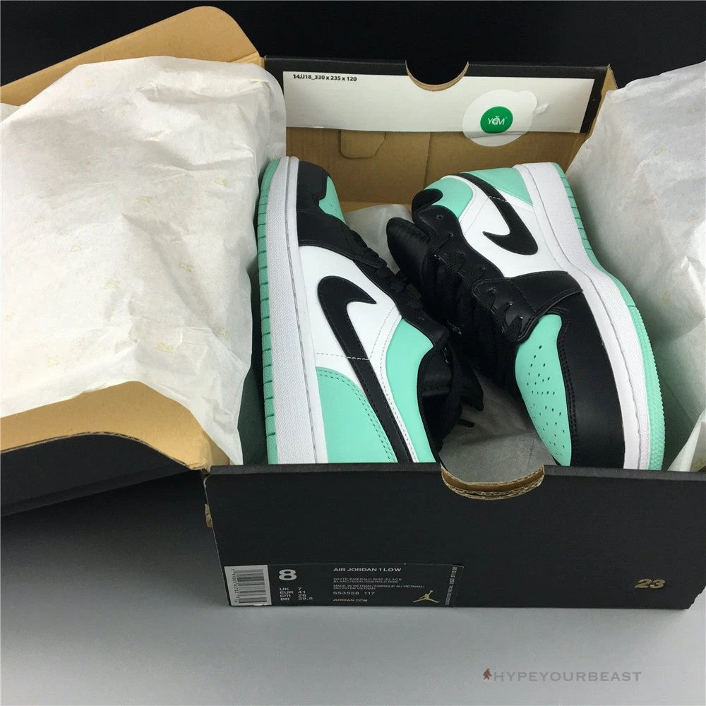 Hypeyourbeast Air Jordan 1 Low 'Emerald Rise' 4 Hypeyourbeast Air Jordan 1 Low 'Emerald Rise'