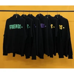 HypeYourBeast Hoodies & Jackets Vlone Green And Black Friends Hoodie 8 HypeYourBeast Hoodies & Jackets Vlone Green And Black Friends Hoodie