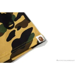 Hypeyourbeast Clothes BAPE KIDS Elbow Hug Gorilla Camouflage Tee Shirt 'YELLOW'
